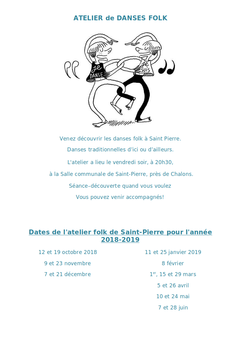DANSES FOLK 2018-2019 St Pierre près de Châlons
